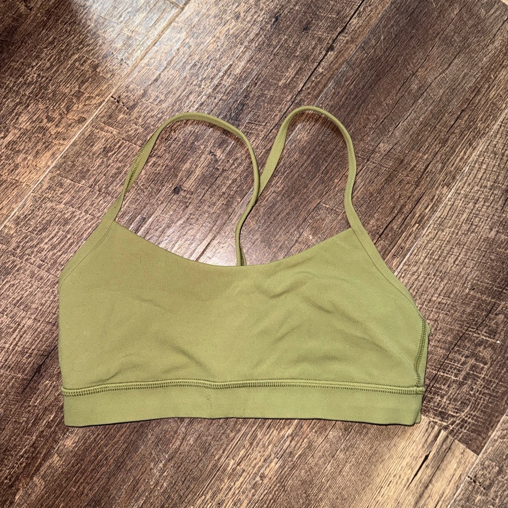 LuluLemon Olive Green Sports Bra